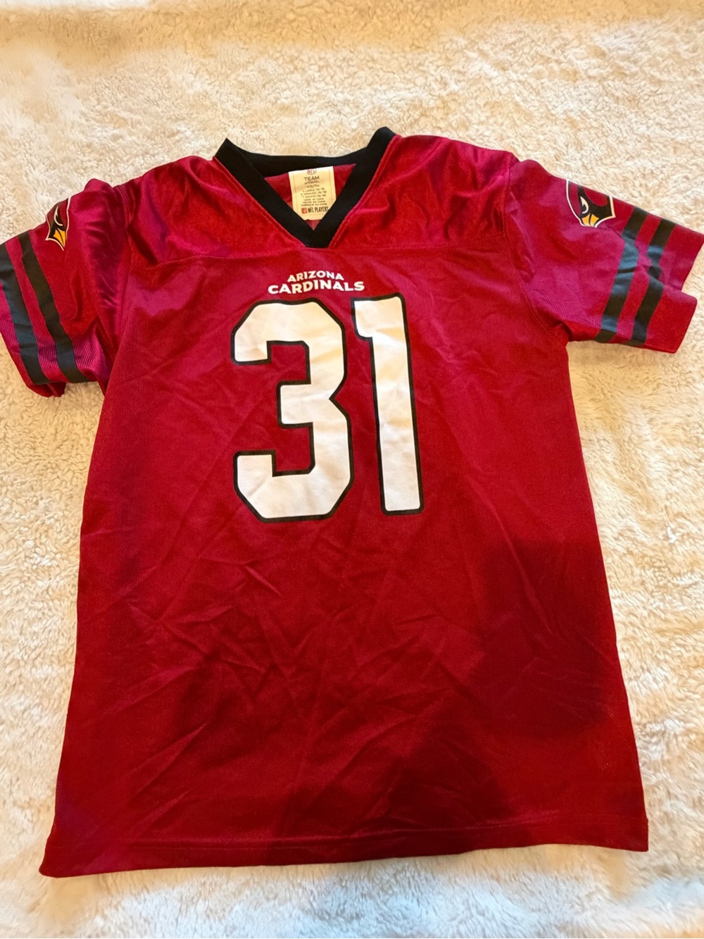 NFL Arizona Cardinals Kids #31 Red Jersey